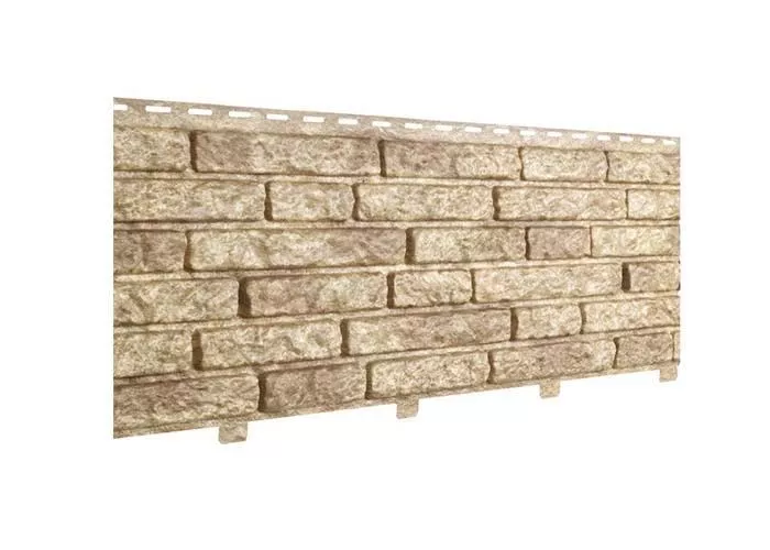 Фасадные (цокольные) панели Ю-Пласт Стоун Хаус Кварцит темно-бежевый купить в краснодаре