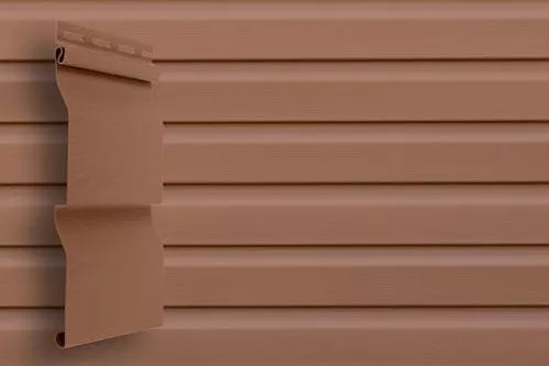 Виниловый сайдинг Grand Line Корабельный брус 3,6 D4.4 Классика Темно-бежевый купить в краснодаре