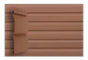 Виниловый сайдинг Grand Line Корабельный брус 3,6 D4.4 Классика Темно-бежевый – Купить оптом и в розницу