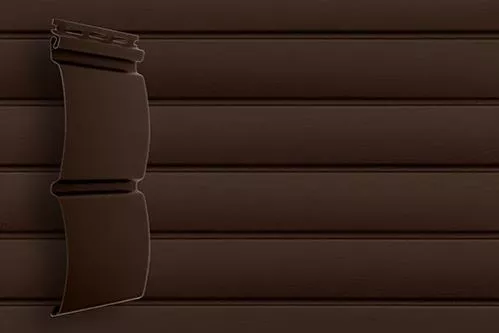 Акриловый сайдинг Grand Line Блок-хаус D4,8 Акрил Темный дуб купить в краснодаре