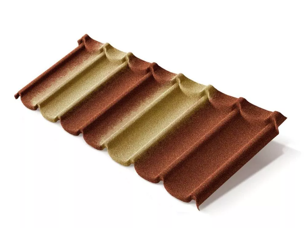 Композитная черепица Metrotile Mistral Терракотово-желтый купить в краснодаре