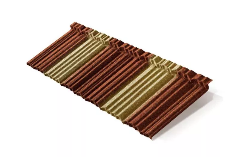 Композитная черепица Metrotile MetroShake II Терракотово-желтый купить в краснодаре