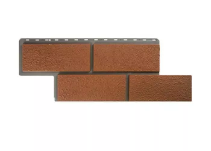 Фасадные панели Альта-Профиль Камень Неаполитанский Терракотовый купить в краснодаре