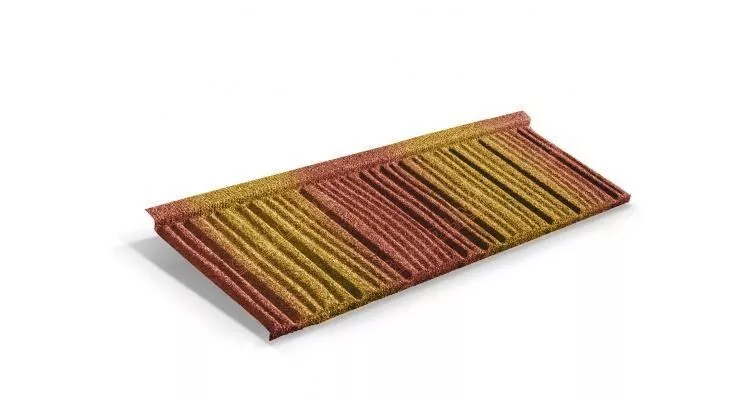 Композитная черепица Metrotile WoodShake Терракотово-желтый купить в краснодаре