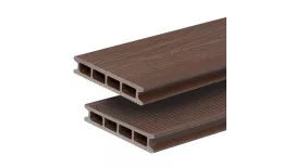 Террасная доска GRINDERDECO, ДПК, орех, 3D тиснение дуб , 150х25х3000мм. Цена: 2124 руб. Артикул: 49018