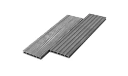 Террасная доска из ДПК UnoDeck Mogano, серый 3м. Артикул: 49070