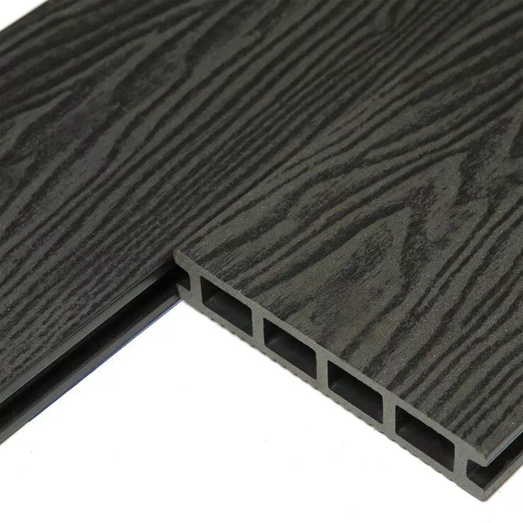 Террасная доска пустотелая CM Decking серия Vintage черное дерево купить в краснодаре