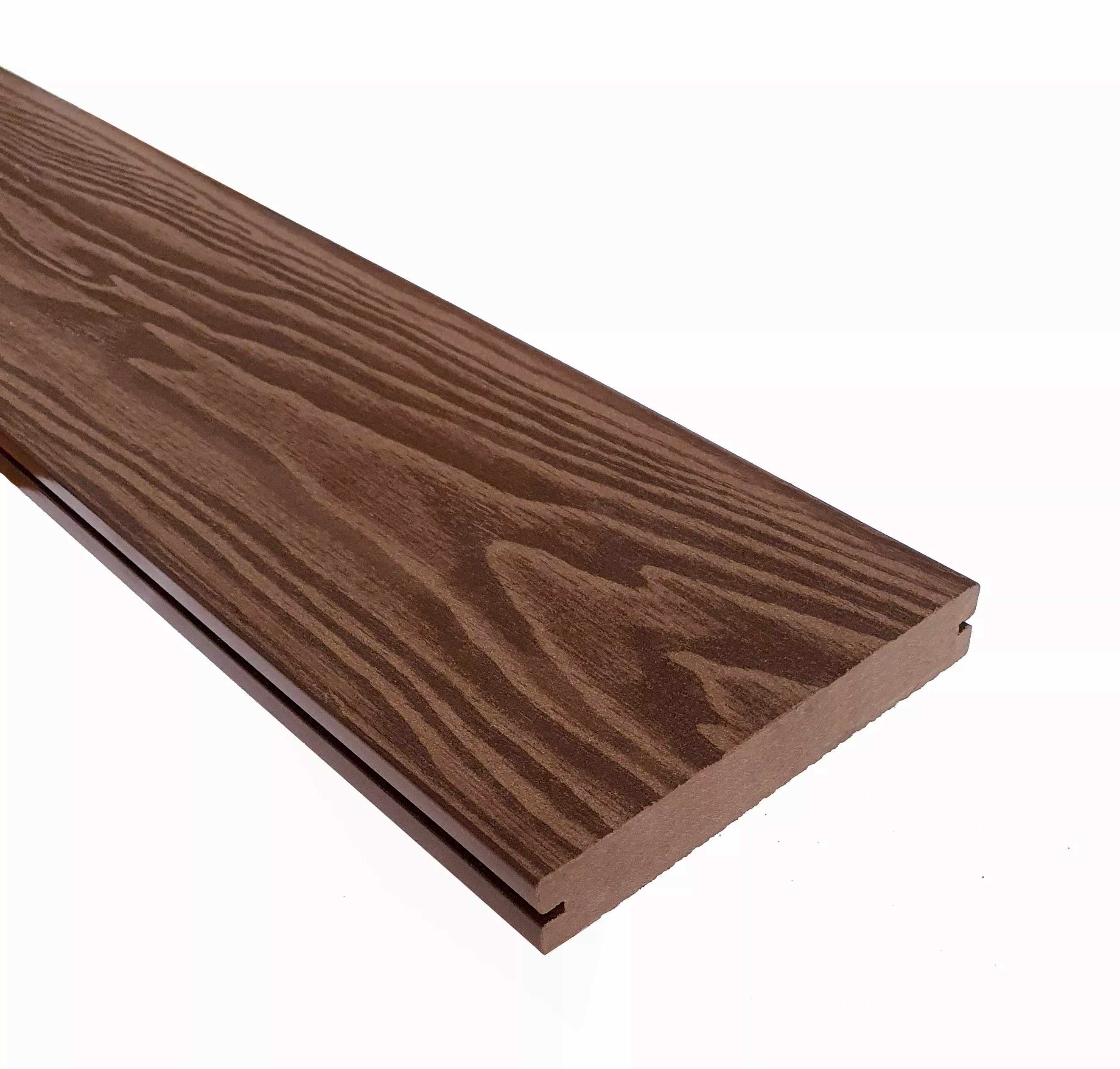 Террасная доска ТЕРРАпол полнотелая с пазом СМАРТ 3D Орех Милано 130х24х4000мм купить в краснодаре