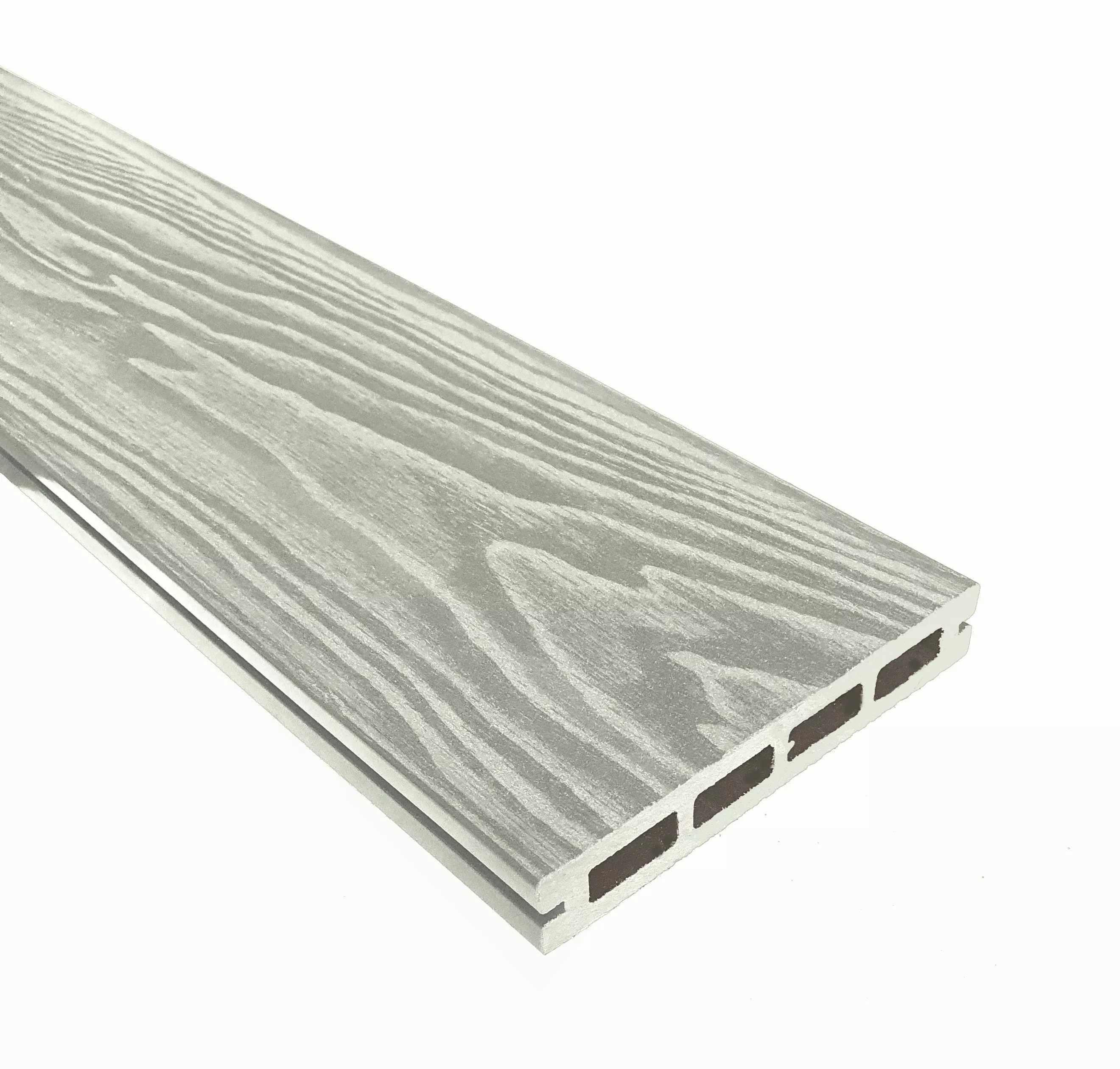 Террасная доска Террапол СМАРТ 3D Дуб Беленый пустотелая с пазом, 3м NEW купить в краснодаре