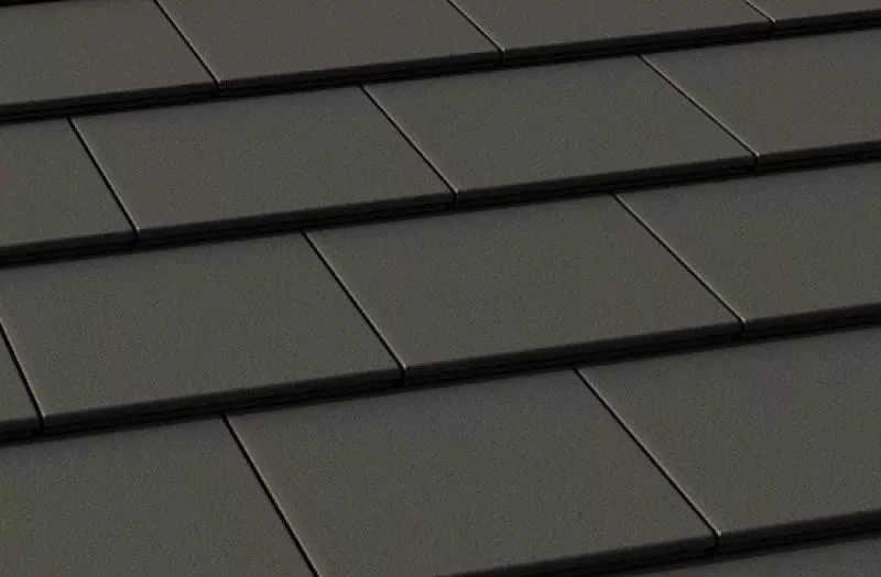 Цементно-песчаная минеральная черепица Braas Тевива черная купить в краснодаре