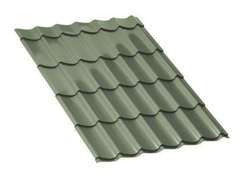 Металлочерепица Ламонтерра-XL PURMAN Tourmalin Светло-зеленый купить в краснодаре