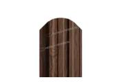 Штакетник металлический МЕТАЛЛ ПРОФИЛЬ TRAPEZE-O 16,5х118 (ECOSTEEL_МАД-01-МореныйДуб-0.5) – Купить оптом и в розницу
