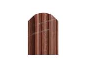 Штакетник металлический МЕТАЛЛ ПРОФИЛЬ TRAPEZE-O 16,5х118 (ECOSTEEL-01-МореныйДуб-0.5) – Купить оптом и в розницу