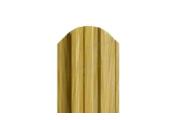 Штакетник металлический МЕТАЛЛ ПРОФИЛЬ ELLIPSE-T 19х126 (ECOSTEEL_T-12-Орех-0.45) – Купить оптом и в розницу