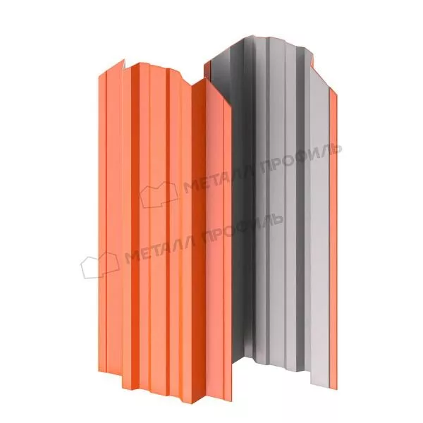 Штакетник металлический МЕТАЛЛ ПРОФИЛЬ TRAPEZE-O 16,5х118 NormanMP (ПЭ-01-2004-0.5) купить в краснодаре