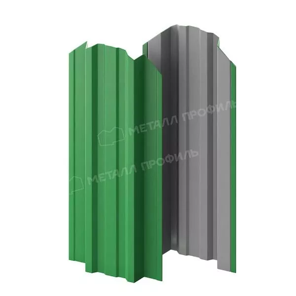 Штакетник металлический МЕТАЛЛ ПРОФИЛЬ TRAPEZE-O 16,5х118 NormanMP (ПЭ-01-6002-0.5) купить в краснодаре
