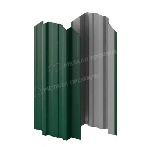 Штакетник металлический МЕТАЛЛ ПРОФИЛЬ TRAPEZE-O 16,5х118 (ПЭ-01-6005-0.45) купить в краснодаре