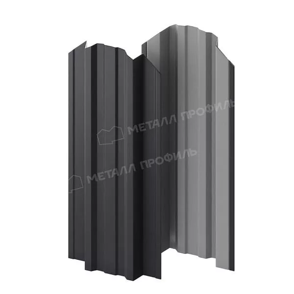 Штакетник металлический МЕТАЛЛ ПРОФИЛЬ TRAPEZE-O 16,5х118 (ПЭ-01-7024-0.4) купить в краснодаре