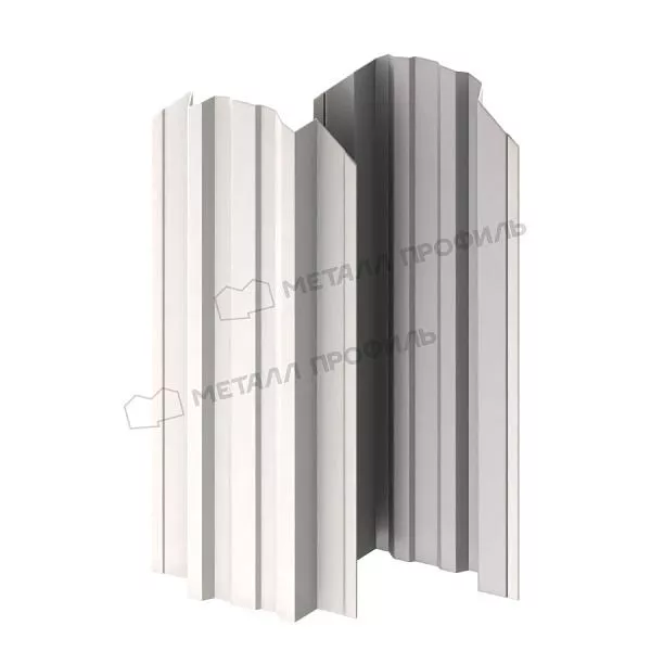 Штакетник металлический МЕТАЛЛ ПРОФИЛЬ TRAPEZE-O 16,5х118 (PURMAN-20-9010-0.5) купить в краснодаре