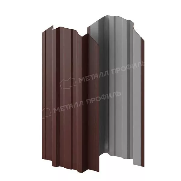 Штакетник металлический МЕТАЛЛ ПРОФИЛЬ TRAPEZE-O 16,5х118 (PURETAN-20-RR32-0.5) купить в краснодаре