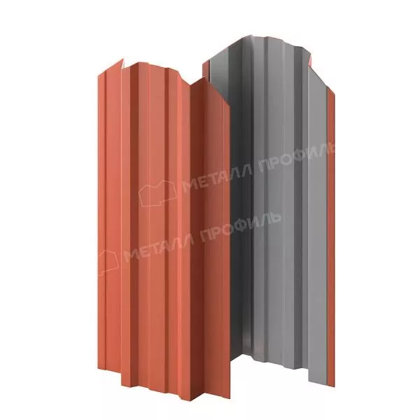 Штакетник металлический МЕТАЛЛ ПРОФИЛЬ TRAPEZE-O 16,5х118 (PURETAN-20-RR750-0.5) купить в краснодаре