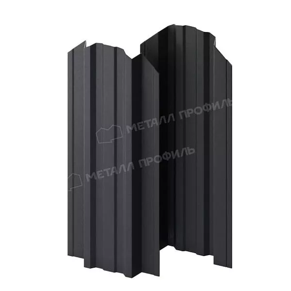 Штакетник металлический МЕТАЛЛ ПРОФИЛЬ TRAPEZE-O 16,5х118 (ПЭМАД-01-7024\7024-0.4) купить в краснодаре