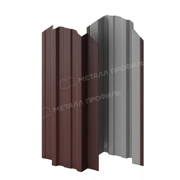 Штакетник металлический МЕТАЛЛ ПРОФИЛЬ TRAPEZE-O 16,5х118 (VikingMP-01-RR32-0.45) купить в краснодаре