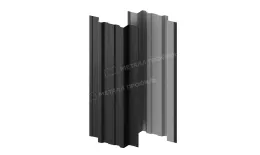 Штакетник металлический МЕТАЛЛ ПРОФИЛЬ TRAPEZE-T 16,5х118 (VALORI-20-DarkGrey-0.5). Цена: 1134 руб. Артикул: 39679