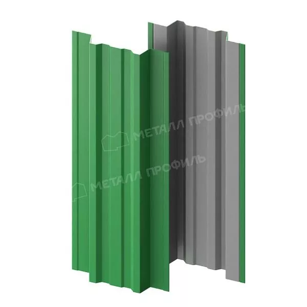 Штакетник металлический МЕТАЛЛ ПРОФИЛЬ TRAPEZE-T 16,5х118 NormanMP (ПЭ-01-6002-0.5) купить в краснодаре