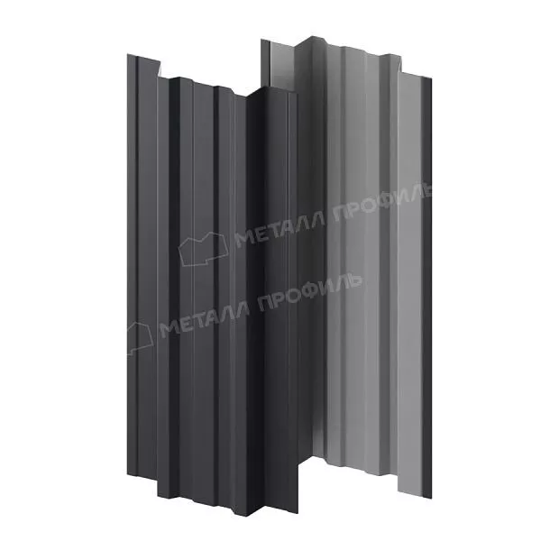 Штакетник металлический МЕТАЛЛ ПРОФИЛЬ TRAPEZE-T 16,5х118 (ПЭ-01-7024-0.4) купить в краснодаре