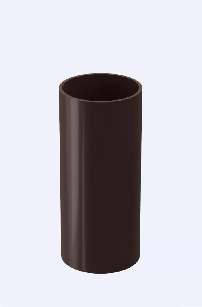 Труба водосточная 1 м Döcke LUX Шоколад купить в краснодаре