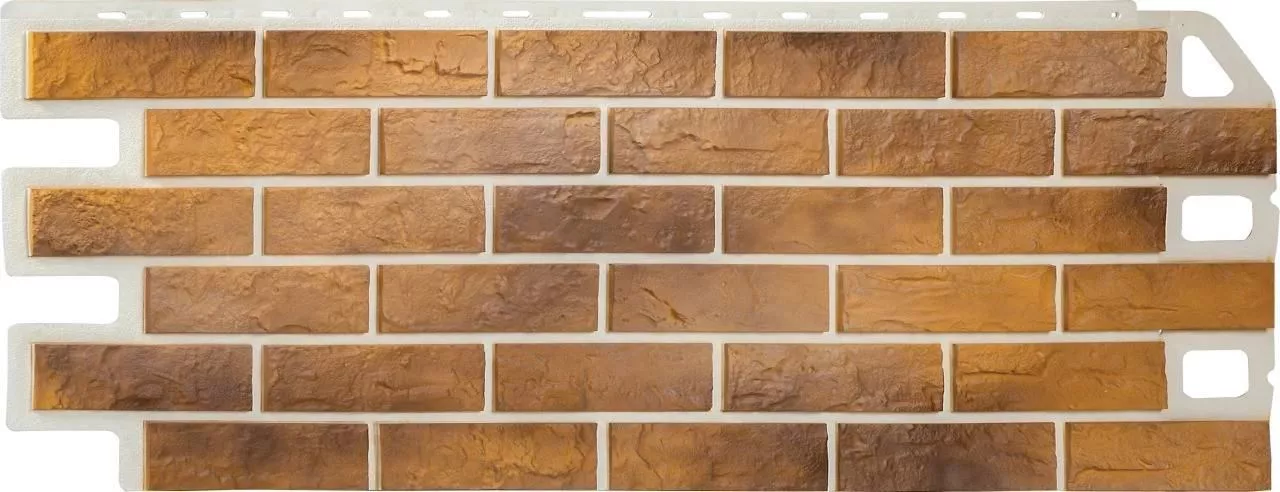 Фасадные панели Альта-Профиль Кирпич Рустикальный Цвет 05 купить в краснодаре