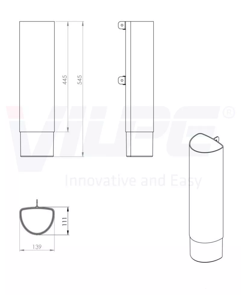 Удлинитель Ross 125 черный купить в краснодаре