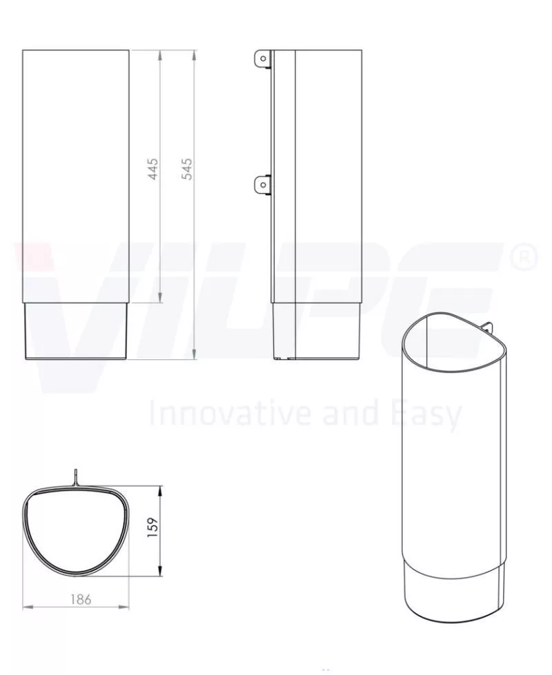 Удлинитель Ross 160 серый купить в краснодаре