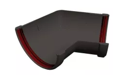 Угол желоба 135° универсальный ПВХ Grand Line Стандарт Графит. Цена: 763 руб. Артикул: GL_vod_28