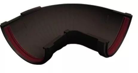 Угол желоба 90-150 составной ПВХ Grand Line Коричневый купить в краснодаре