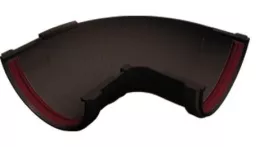 Угол желоба 90-150 составной ПВХ Grand Line Коричневый. Артикул: GL_vod_33