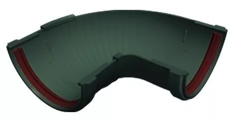 Угол желоба 90-150 составной ПВХ Grand Line Зеленый купить в краснодаре