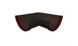 Угол желоба 90° универсальный ПВХ Grand Line Стандарт Коричневый. Цена: 189 руб. Артикул: GL_vod_21