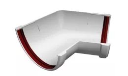 Угол желоба 135° универсальный ПВХ Grand Line Стандарт Белый. Цена: 638 руб. Артикул: GL_vod_25