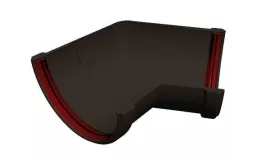 Угол желоба 135° универсальный ПВХ Grand Line Стандарт Коричневый. Цена: 625 руб. Артикул: GL_vod_27