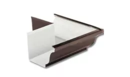 Угол желоба наружный Металл Профиль Модерн RAL 9010 Белый. Артикул: MP-VS46