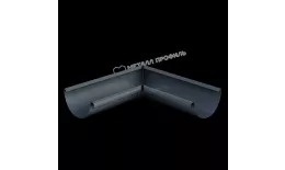 Угол желоба внутренний МЕТАЛЛ ПРОФИЛЬ Foramina Freeze D125 Grey. Цена: 1335 руб. Артикул: 29920