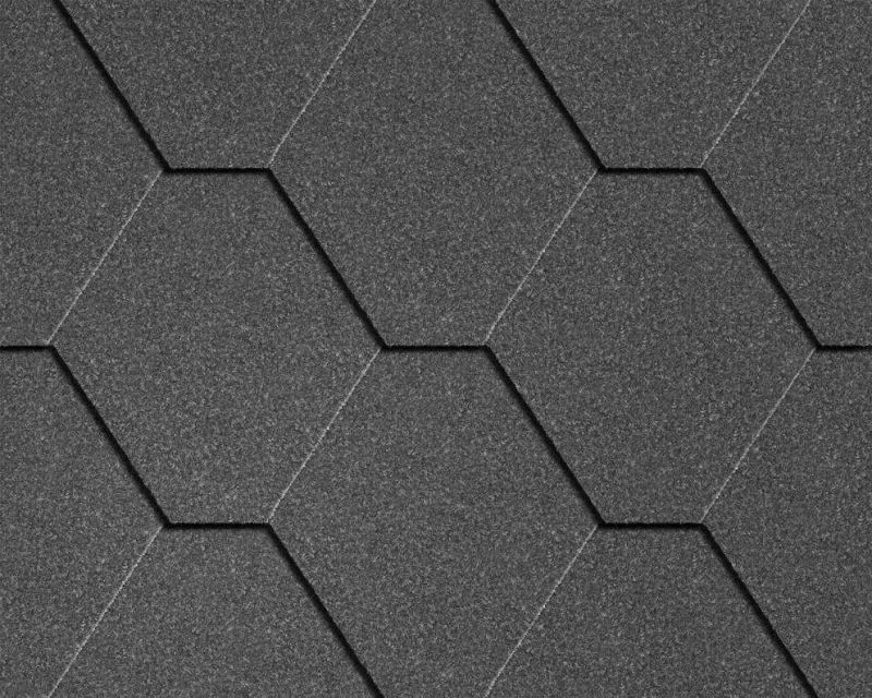Мягкая черепица  ICOPAL Натур Угольно-серый купить в краснодаре