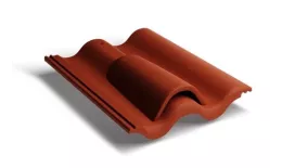 Вентиляционная черепица Kriastak. Цементно-песчаная. Classic Красный. Артикул: Kriastak_071