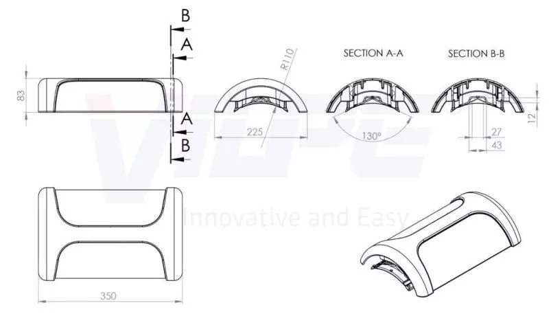 Вентиль коньковый PELTI - KTV/HARJA бордо купить в краснодаре