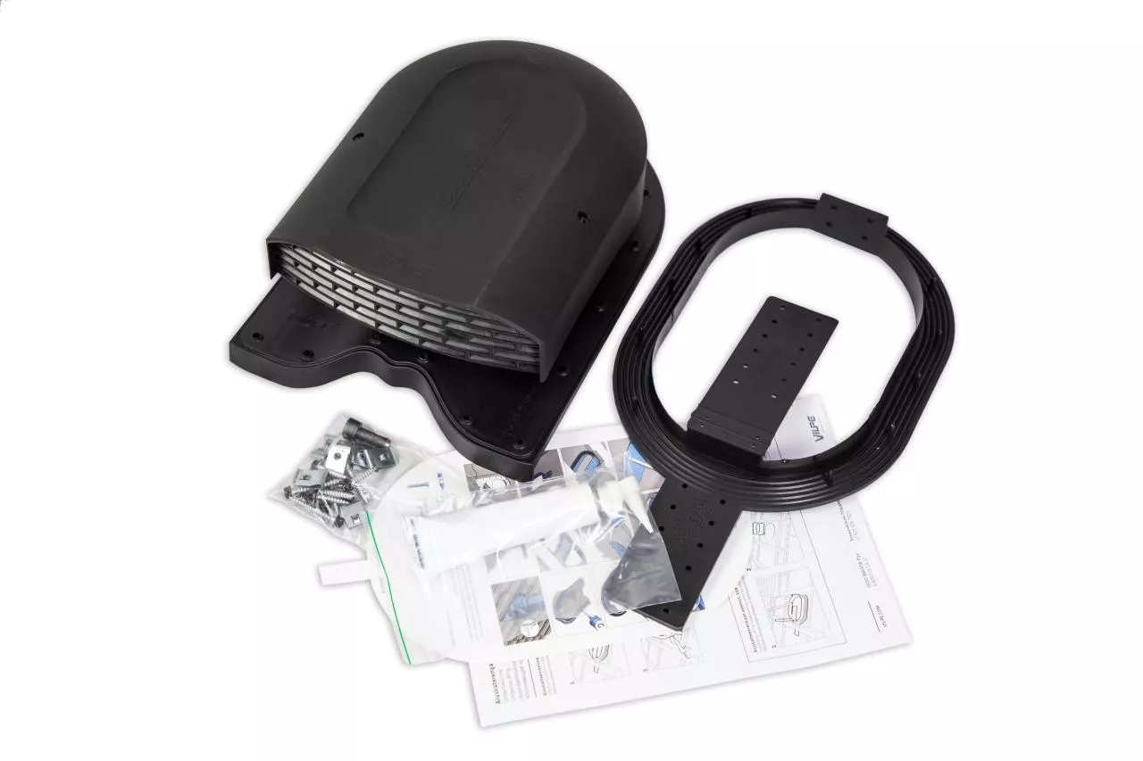 Вентиль кровельный Kvinta (Nera) GrandLine - KTV черный купить в краснодаре