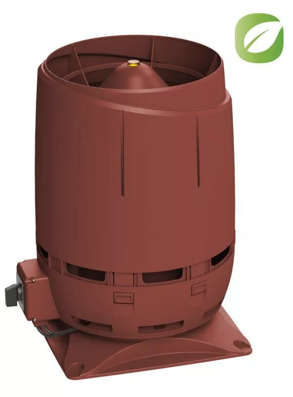 Вентилятор FLOW ECo125S + основание 300x300 красный купить в краснодаре