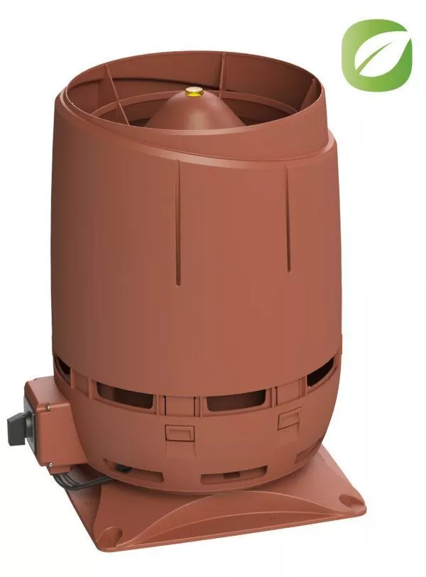 Вентилятор крышный FLOW ЕCo110S + основание 300х300 кирпичный купить в краснодаре