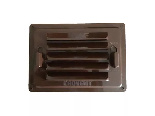 Вент.регулируемая решетка для цоколя Krovent (RAL 8017) купить в краснодаре